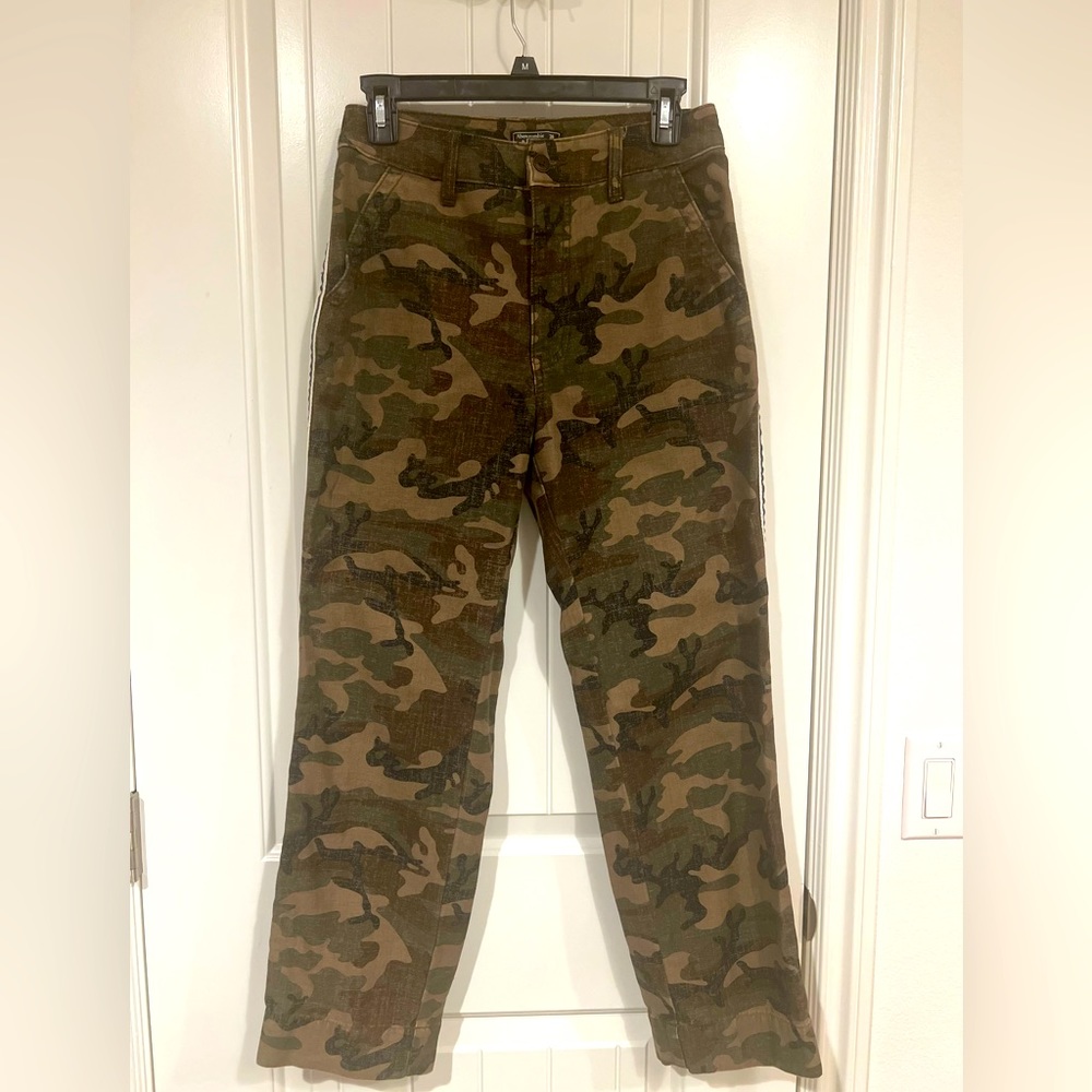 Abercrombie & fitch Annie high rise ankle straight pants